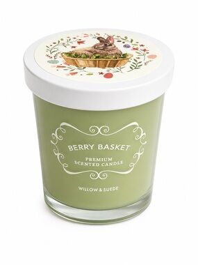 Willow & Suede Berry Basket